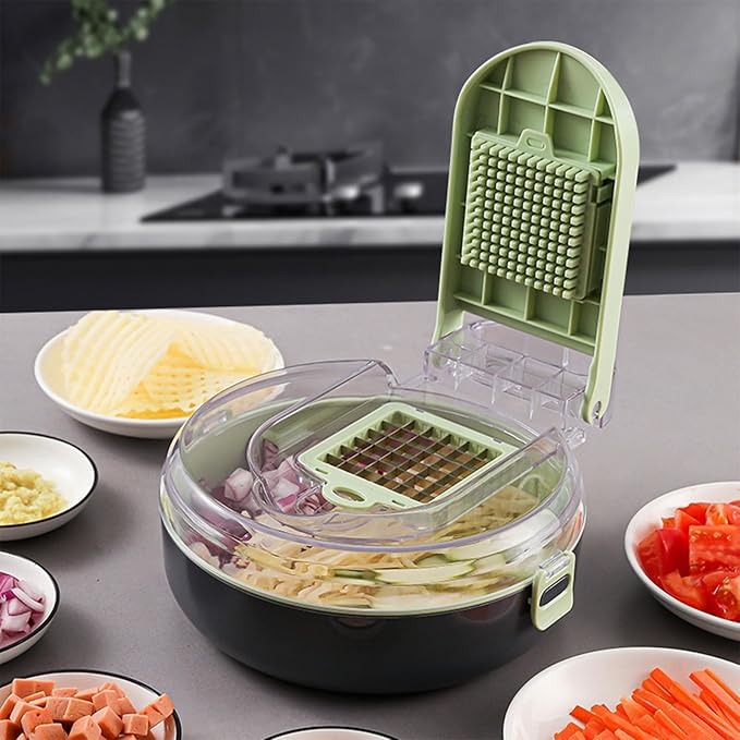 Juego de picador de verduras de mano 9 en 1 - additional image 14